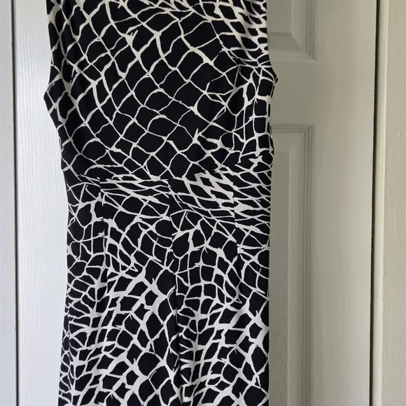 Lauren Ralph Lauren Black and White Patterned Maxi Skirt - Picture 11 of 14
